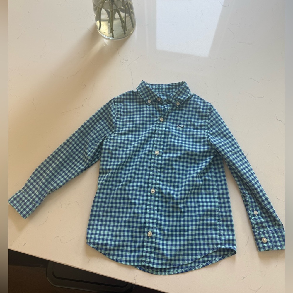 Vineyard Vines Long Sleeve Button Up Toddler Boy